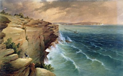 Entrance to Port Jackson, 1857 by Edmund Thomas
